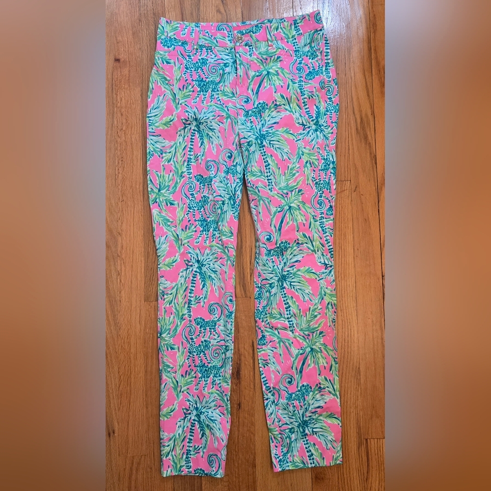 Lilly Pulitzer Colorful Tropical Print Pants